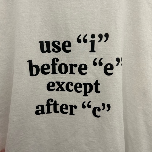 Grammar Police Novelty Tshirt, Sz 2XL - Picture 2 of 5